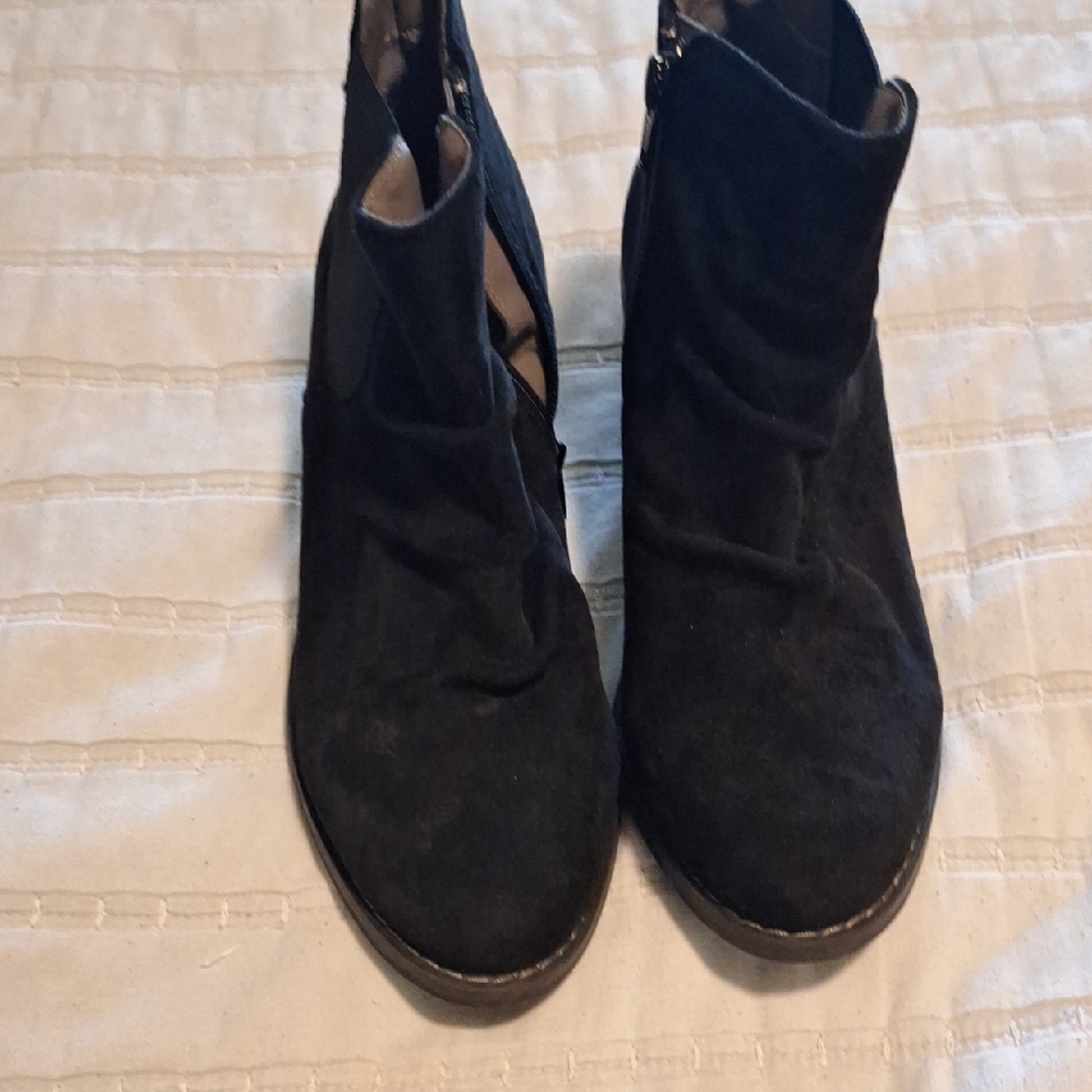 Black Suede Ankle Boots